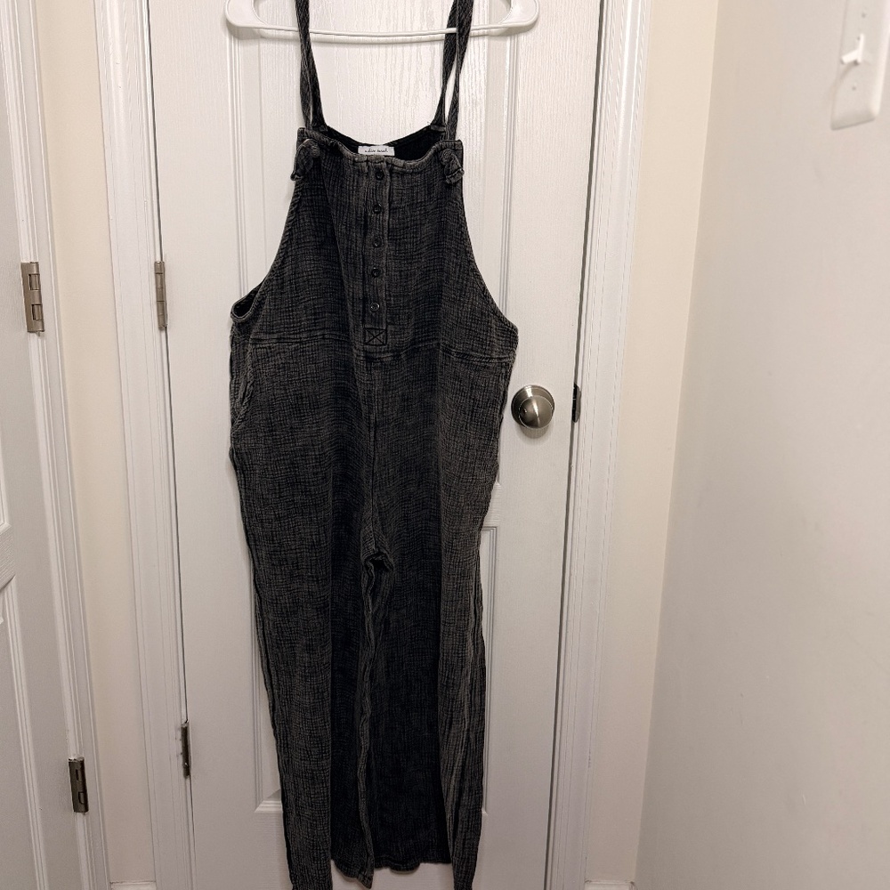 White Birch Black Jumpsuit